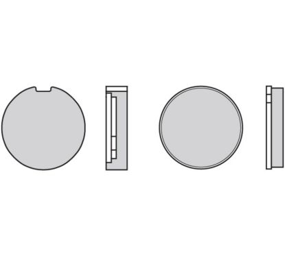 Plaquettes de frein BREMBO route carbone céramique - 07KS0124