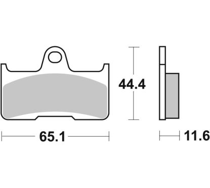 Plaquettes de frein BREMBO Off-Road métal fritté - 07YA45SD