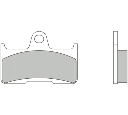 Plaquettes de frein BREMBO Off-Road métal fritté - 07YA45SD