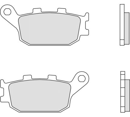 Plaquettes de frein BREMBO route carbone céramique - 07HO3607