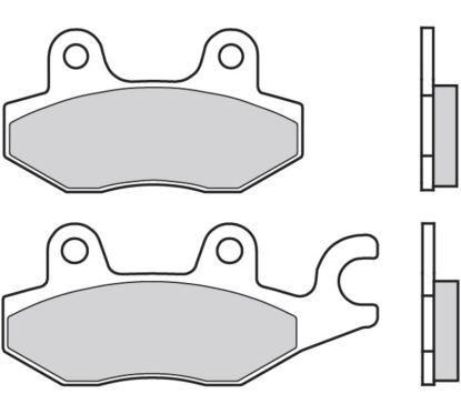 Plaquettes de frein BREMBO route carbone céramique - 07HO4008