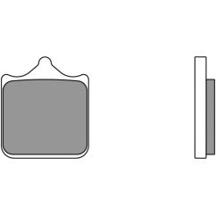 Plaquettes de frein BREMBO métal fritté - 07BB3396