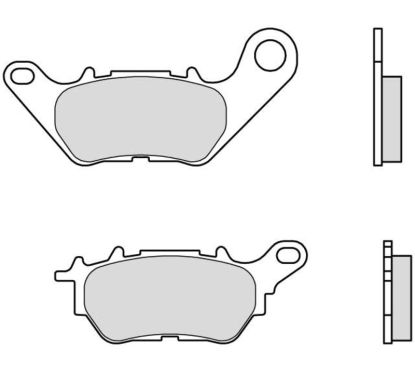 Plaquettes de frein BREMBO route carbone céramique - 07YA53CC