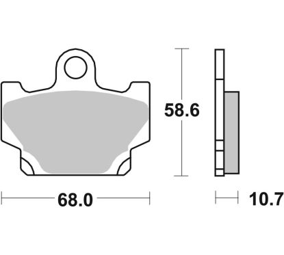 Plaquettes de frein BREMBO route carbone céramique - 07YA1011