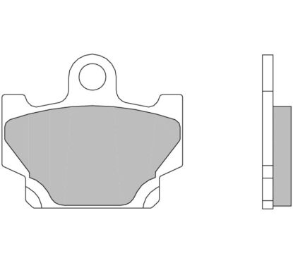 Plaquettes de frein BREMBO route carbone céramique - 07YA1011