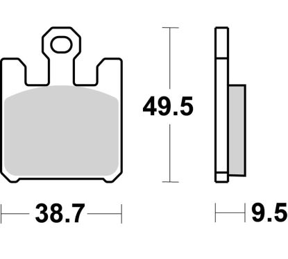 Plaquettes de frein BREMBO carbone céramique - 07SU26RC