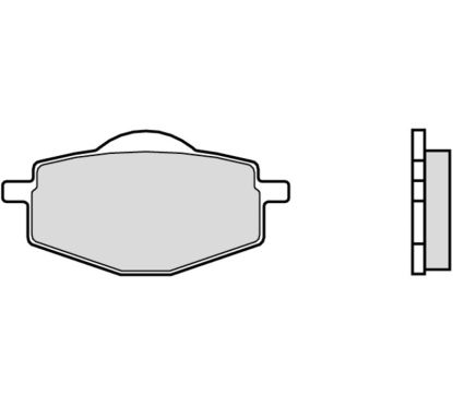 Plaquettes de frein BREMBO Scooter carbone céramique - 07039CC