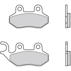 Plaquettes de frein BREMBO Scooter carbone céramique - 07005