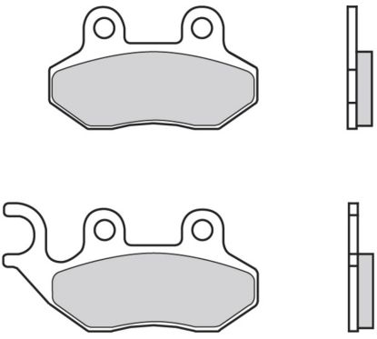Plaquettes de frein BREMBO Scooter carbone céramique - 07005