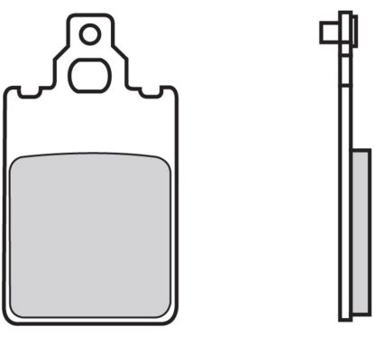 Plaquettes de frein BREMBO Scooter carbone céramique - 07009
