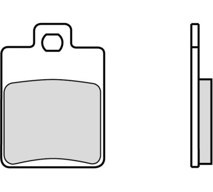 Plaquettes de frein BREMBO Scooter carbone céramique - 07019