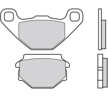 Plaquettes de frein BREMBO Scooter carbone céramique - 07014