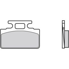 Plaquettes de frein BREMBO Scooter carbone céramique - 07031