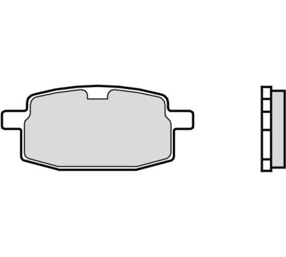 Plaquettes de frein BREMBO Scooter carbone céramique - 07041