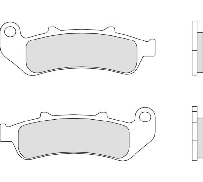 Plaquettes de frein BREMBO route carbone céramique - 07HO3907
