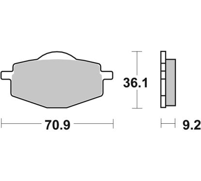 Plaquettes de frein BREMBO Off-Road métal fritté - 07YA14SX