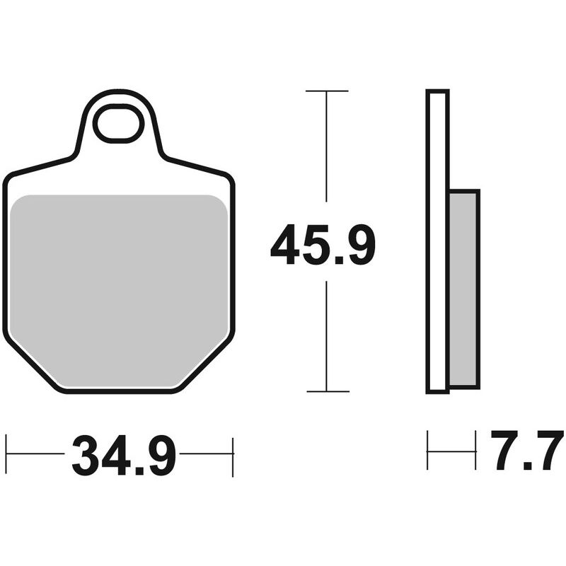 Plaquettes de frein BREMBO carbone céramique - 07GR76RC