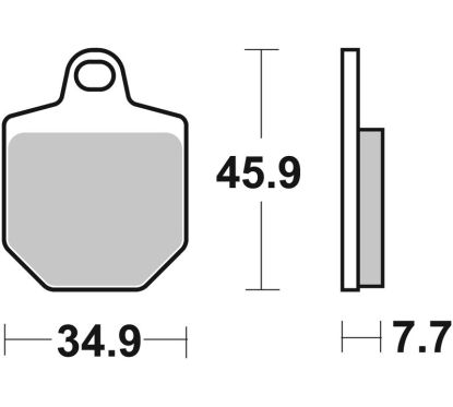 Plaquettes de frein BREMBO carbone céramique - 07GR76RC