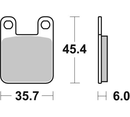 Plaquettes de frein BREMBO route carbone céramique - 07BB1205