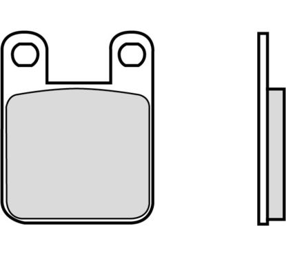 Plaquettes de frein BREMBO route carbone céramique - 07BB1205
