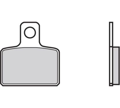Plaquettes de frein BREMBO route carbone céramique - 07GR4804