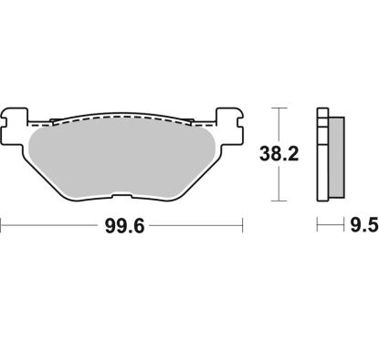 Plaquettes de frein BREMBO carbone céramique - 07YA3908