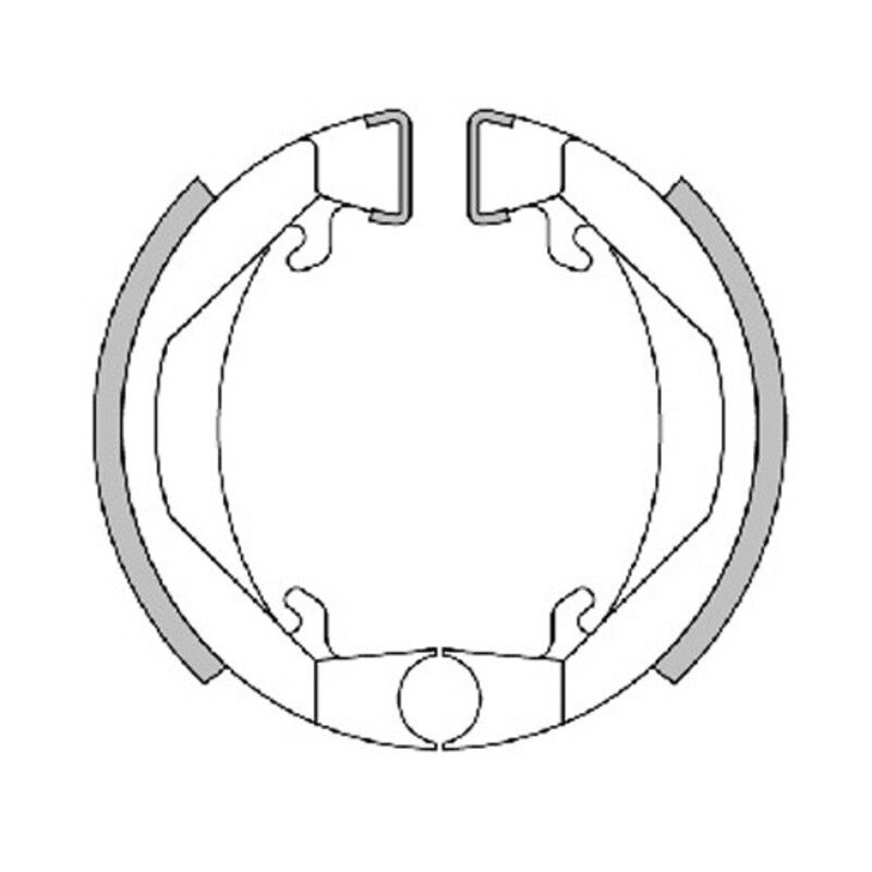 Mâchoires de frein POLINI 80x18 avec ressorts