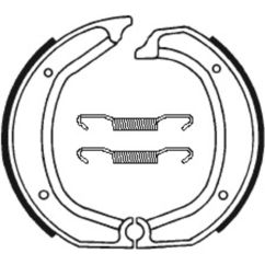 Mâchoires de frein TECNIUM Street organique - BA139