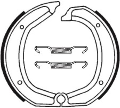 Mâchoires de frein TECNIUM Street organique - BA139