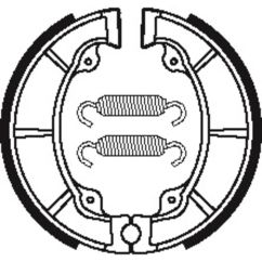 Mâchoires de frein TECNIUM Off-Road/Quad organique - BA040