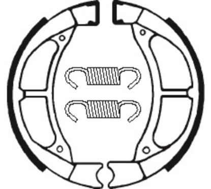 Mâchoires de frein TECNIUM Scooter organique - BA021