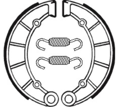 Mâchoires de frein TECNIUM Street organique - BA091