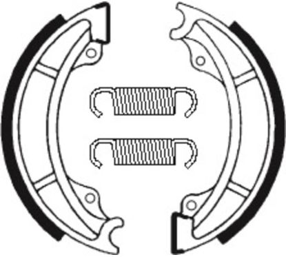 Mâchoires de frein TECNIUM Street/Off-Road organique - BA122