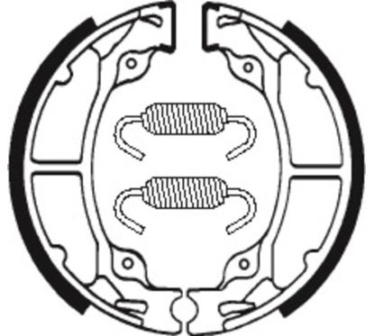 Mâchoires de frein TECNIUM Street/Off-Road organique - BA025