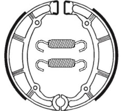 Mâchoires de frein TECNIUM Street organique - BA065