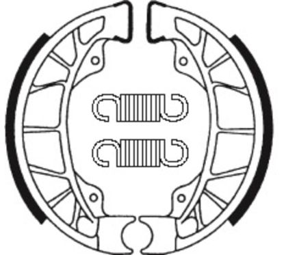 Mâchoires de frein TECNIUM Scooter organique - BA195