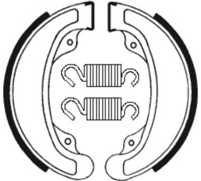 Mâchoires de frein TECNIUM Street organique - BA058