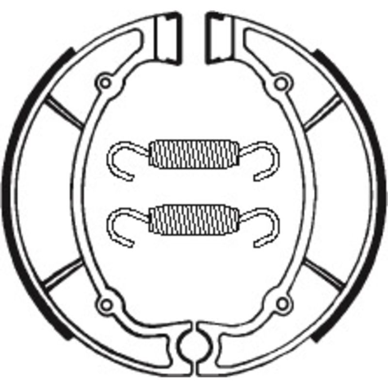 Mâchoires de frein TECNIUM Street organique - BA063