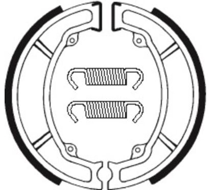 Mâchoires de frein TECNIUM Off-Road/Quad organique - BA104