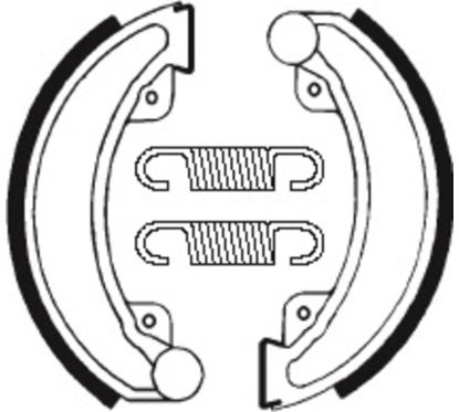 Mâchoires de frein TECNIUM Street organique - BA030