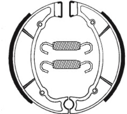 Mâchoires de frein TECNIUM Street organique - BA064