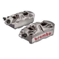 Paire étriers BREMBO UPGRADE M4 monobloc - 108mm/P4 34 (avec plaquettes)