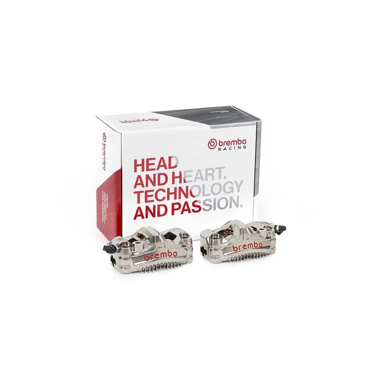 Paire d'étrier de frein avant radial BREMBO UPGRADE GP4-MS 4 pistons Ø30mm