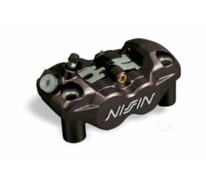 Etrier de frein 4 pistons radial avant droit Noir Nissin