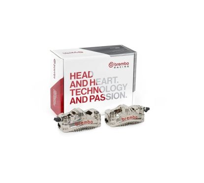 Paire d'étrier de frein avant axial BREMBO UPGRADE GP4-MS 4 pistons Ø30mm