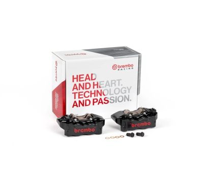 Paire d'étrier de frein avant radial BREMBO UPGRADE GP4-RB 4 pistons Ø30/34mm