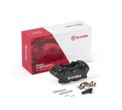 Étrier de frein avant gauche BREMBO P4 noir Ø32 mm