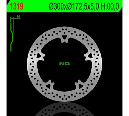 Disque de frein NG BRAKES rond flottant