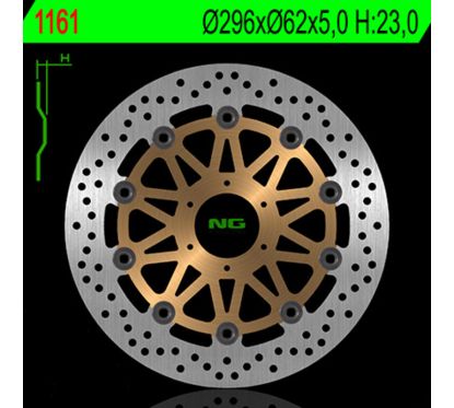 Disque de frein NG BRAKES rond flottant