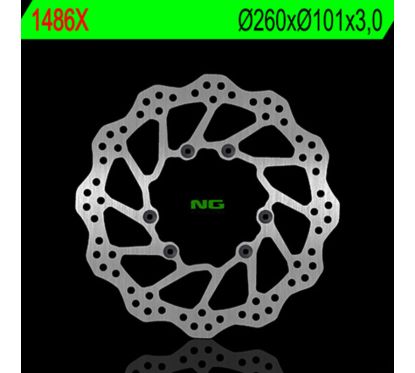 Disque de frein NG BRAKES pétale fixe